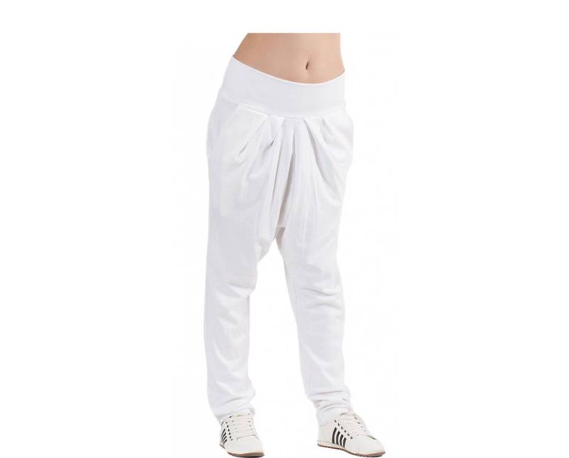 Weiße Drop Crotch Hose Weiße Drop Crotch Hose von ElmairaShopping