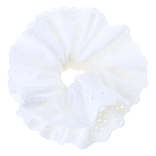 Hohlen Schnürsenkel Haargummi Große Blume Lolitas Haarseil Spitze Scrunchies Haarseil für Damen und Mädchen von Elnwnnkc