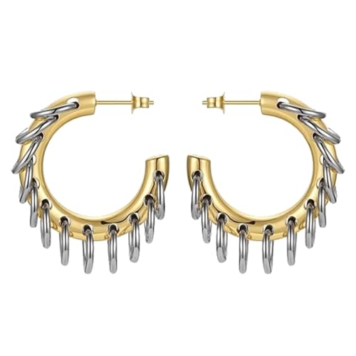 Mode Metall C Form Ohr Schmuck Moderne Kreise Fransen Ohrhänger Accessoire Zartes C Form Ohrringe Ornament Mode Metall C Form Ohr Schmuck Moderne Kreise Fransen Ohrhänger Accessoire Zartes C Form Ohrringe Ornament von Elnwnnkc