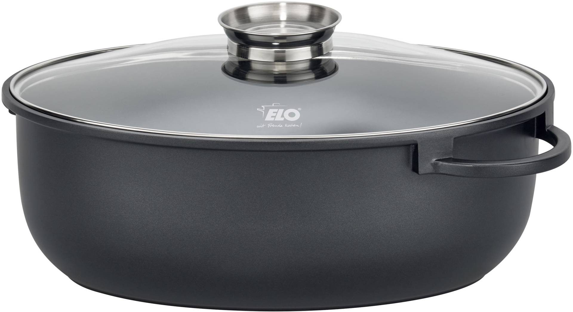 Elo Bräter "Alucast" 1 Bräter mit Glasdeckel, 1 Stk. tlg. Aluminiumguss von Elo