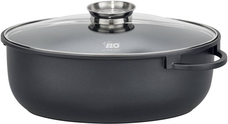 Elo Bräter "Alucast" 1 Bräter mit Glasdeckel, 1 Stk. tlg. Aluminiumguss von Elo