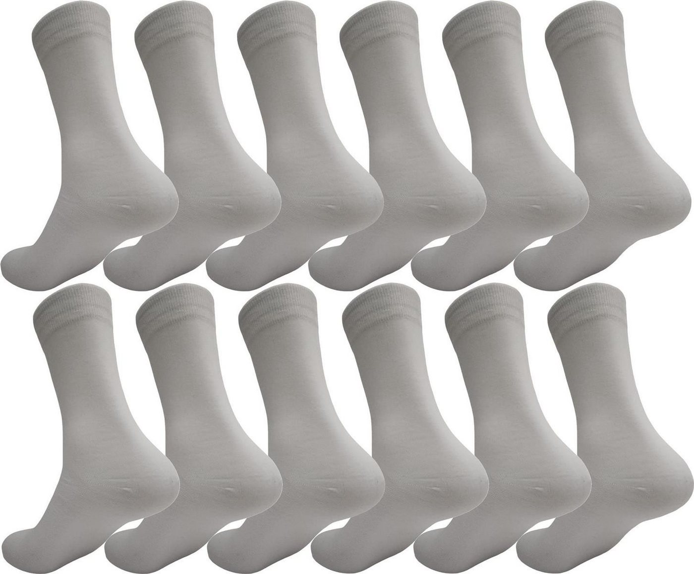 EloModa Basicsocken 12 Paar Herren Socken Muster klassischer Form Freizeit Sport (12-Paar) von EloModa