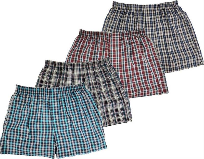 EloModa Boxershorts 4 Stück Herren Boxershorts Unterhosen Männer, Gr. M L XL 2XL 3XL 4XL (4-St) von EloModa