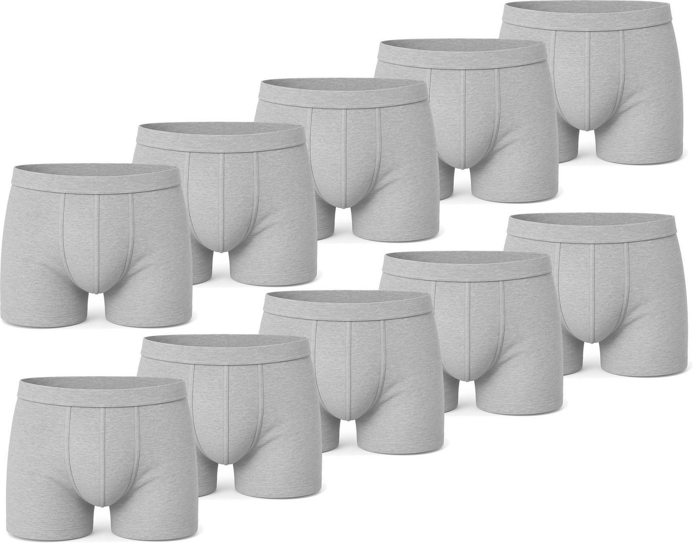 EloModa Boxershorts Herren Boxer Shorts 4er, 6er, 8er, 10er Set – Baumwolle – Schwarz (10-St) von EloModa