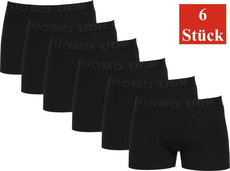 EloModa Boxershorts Herren Boxershorts 6er Pack – Baumwolle mit Elasthan – Unterhosen Set (6-St) von EloModa