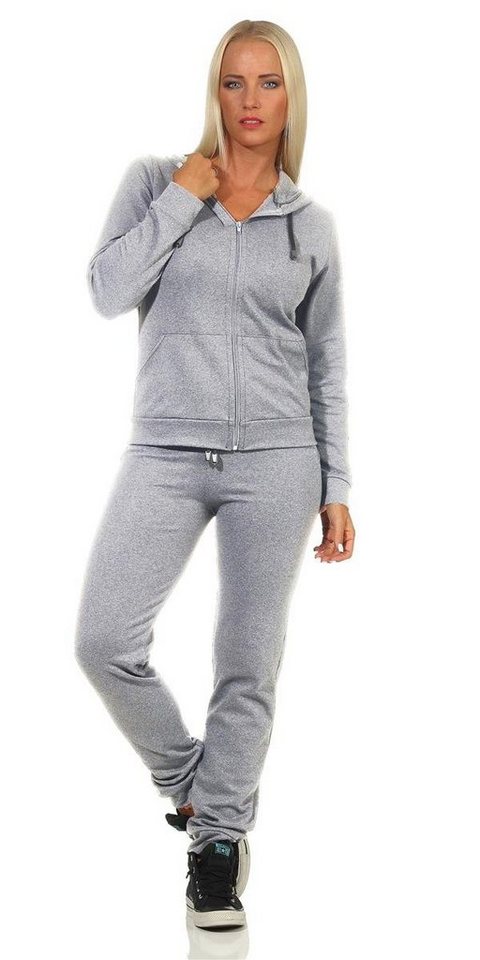 EloModa Freizeitanzug Damen Jogginganzug Freizeitanzug Hausanzug Anzug, S M L XL 2XL (2-tlg) von EloModa