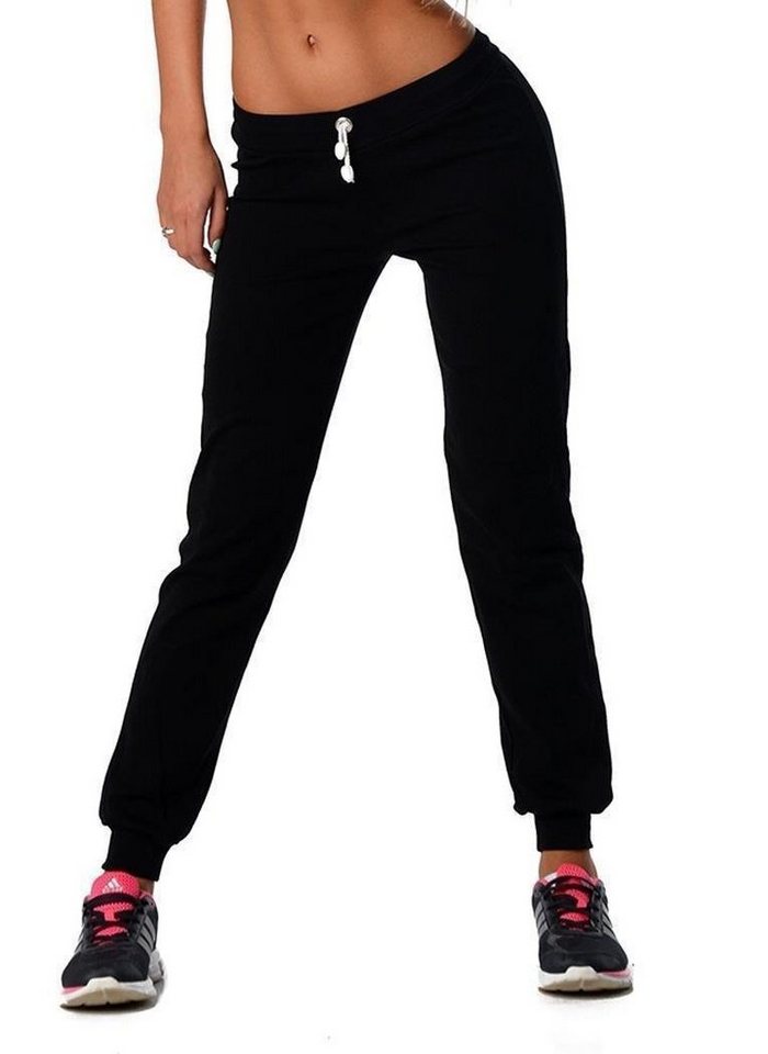 EloModa Jogginghose Damen Jogging Hose Sport Hose BW, (1-tlg) von EloModa