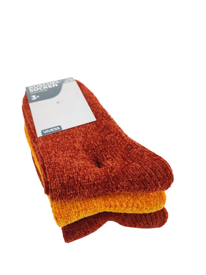 EloModa Kuschelsocken Damen 3 Paar Kuschelsocken Socke, Winter Warme, 35-38 39-42 (3-Paar) von EloModa