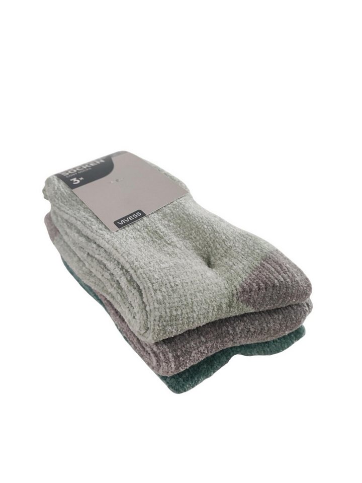 EloModa Kuschelsocken Damen 3 Paar Kuschelsocken Socke, Winter Warme, 35-38 39-42 (3-Paar) von EloModa