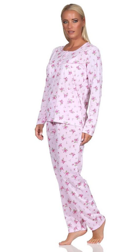 EloModa Pyjama Damen Pyjama Hose & Langarmshirt Schlafanzug, Gr. M L XL 2XL (2 tlg) von EloModa