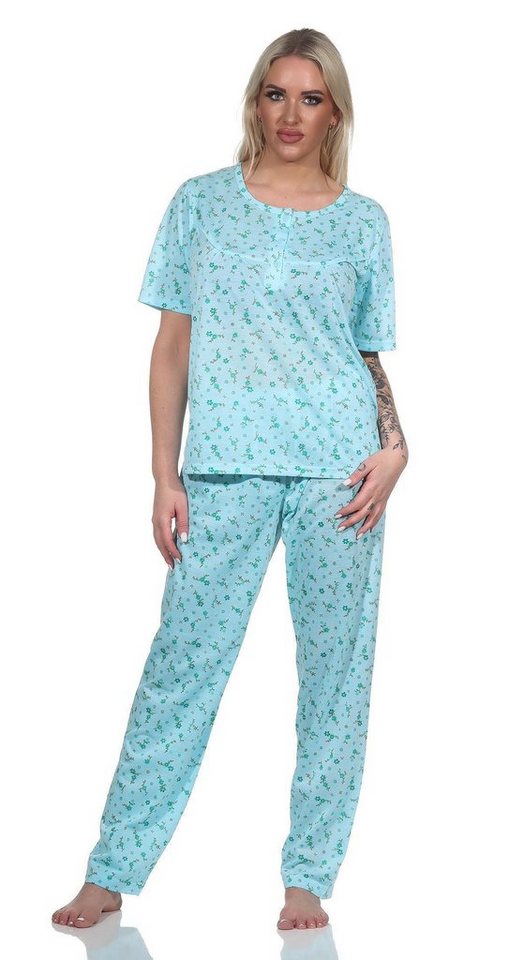 EloModa Pyjama Damen Pyjama Hose & Shirt Schlafanzug Pyjama-Set, Gr. M L XL 2XL (2 tlg) von EloModa