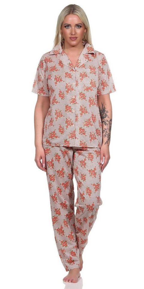 EloModa Pyjama Damen Pyjama zweiteiliger Schlafanzug Pyjama-Set, M L XL 2XL (2 tlg) von EloModa