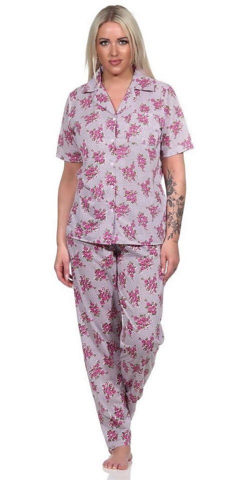 EloModa Pyjama Damen Pyjama zweiteiliger Schlafanzug Pyjama-Set, M L XL 2XL (2 tlg) von EloModa