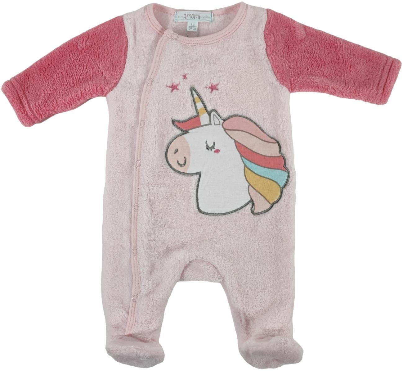 EloModa Strampler Schlafoverall Baby-Nachtwäsche Baby-Schlafanzug Nicki (1-tlg) gemustert von EloModa