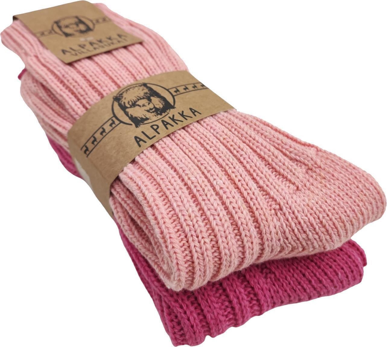 EloModa Thermosocken 2 Paar Alpaka Socken Wollsocken Damen & Herren Wintersocken, Gr. 35-38 (2-Paar) von EloModa