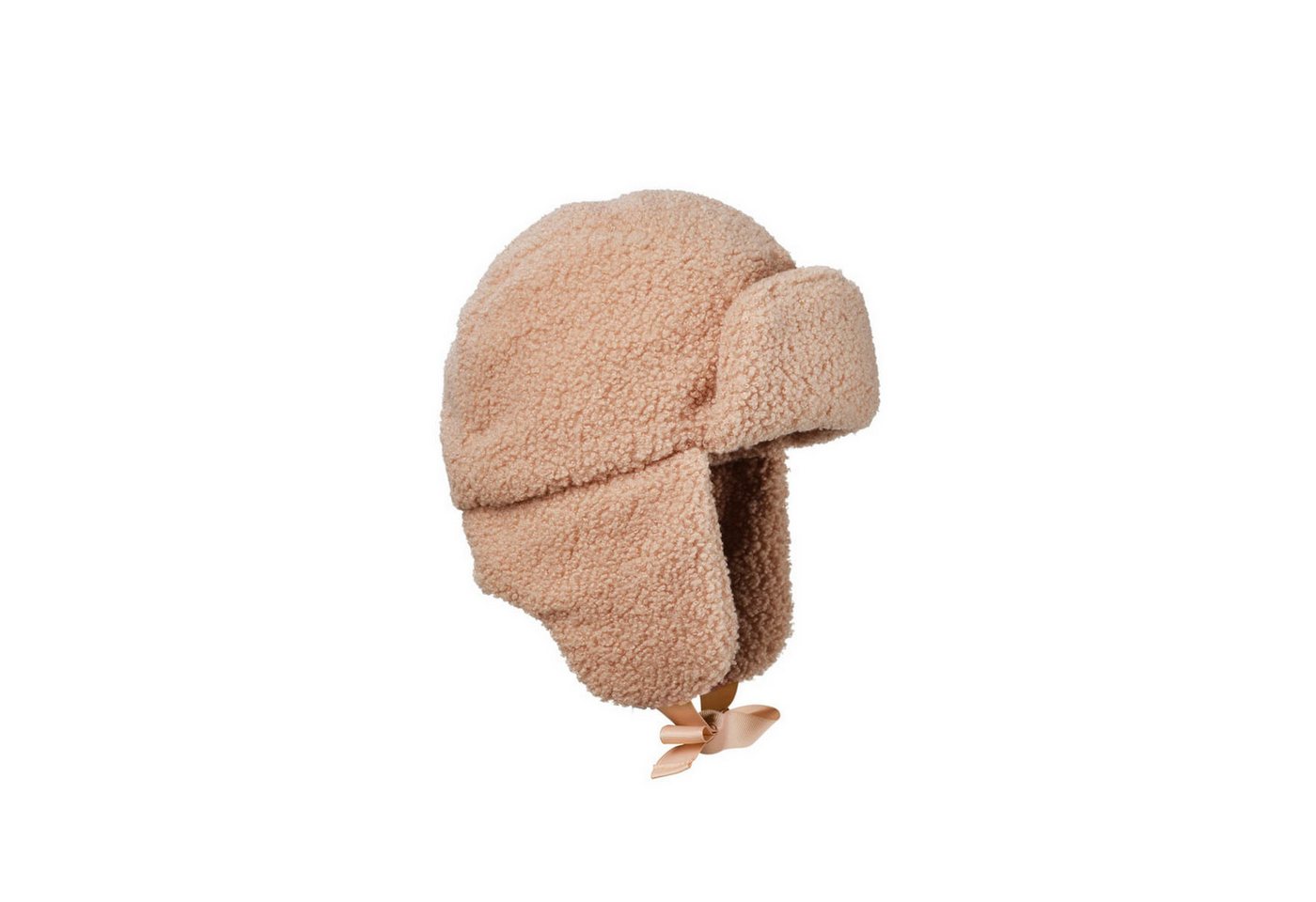 Elodie Ohrenmütze Elodie Details – Winter Babymütze gefüttert -Pink Bouclé, Kopf 50-53cm (1-St) von Elodie