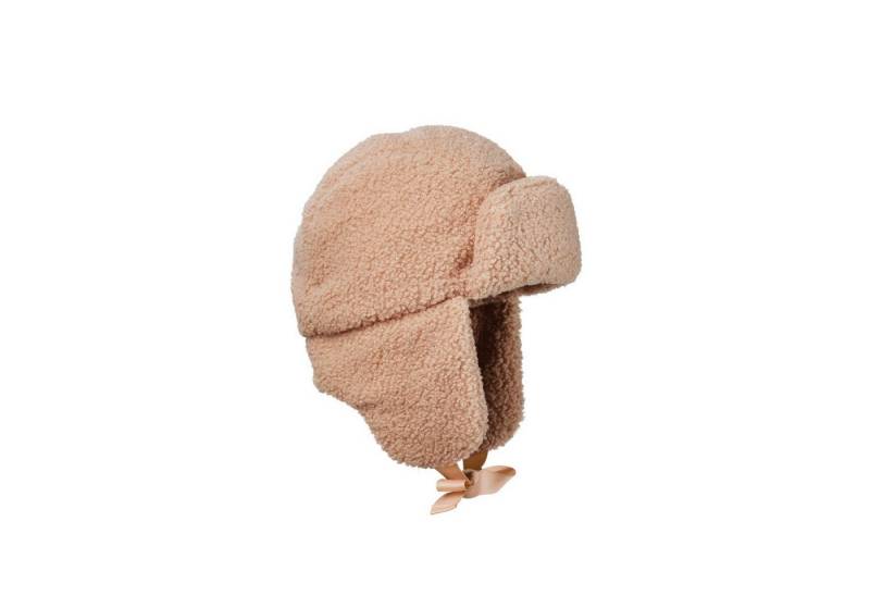 Elodie Ohrenmütze Elodie Details – Winter Babymütze gefüttert -Pink Bouclé, Kopf 50-53cm (1-St) von Elodie