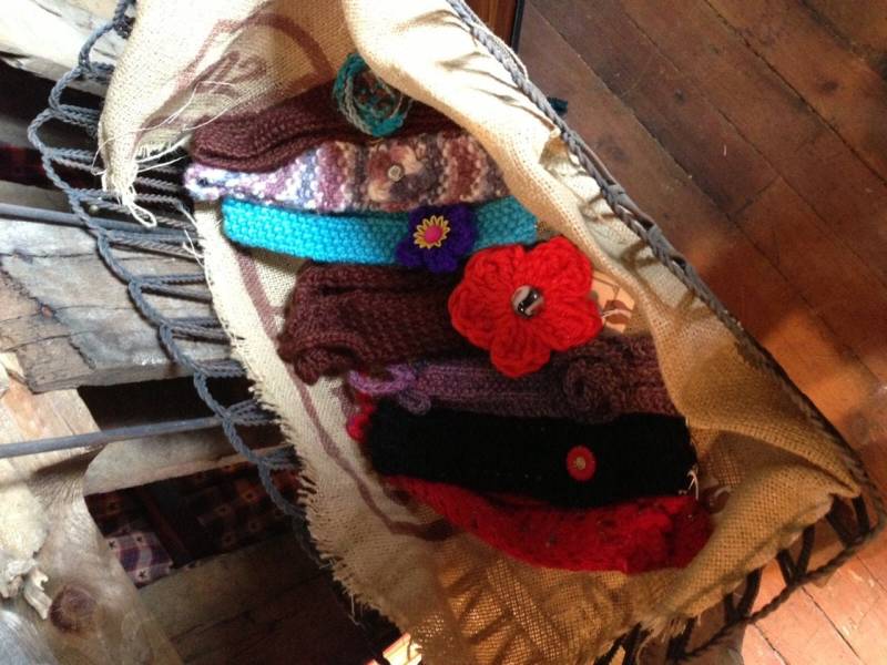 stirnband Mit Blume in Wunschfarben Gestrickt von ElokintCreations