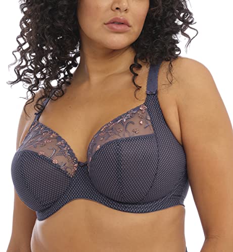 Elomi Damen Charley Underwire Bra Plunge-BH, Durchsichtig, Sturm, 95F von Elomi