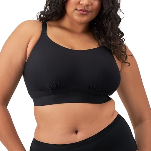Elomi Damen Downtime Bügelloser und kabelloser Bralette, Schwarz, 70K von Elomi