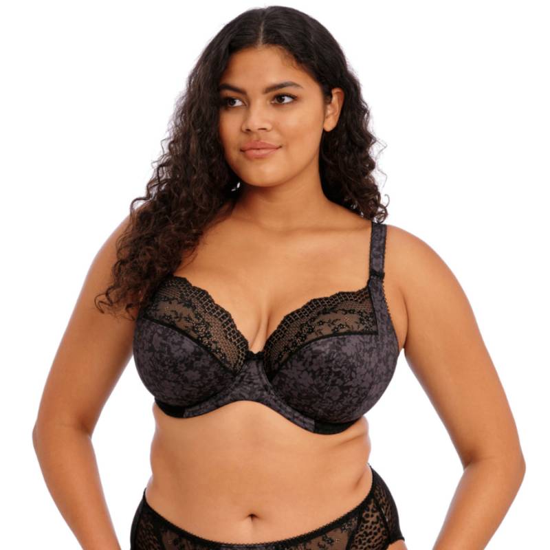 Elomi Lucie Plunge BH, Schwarz, Größe: 90G, Damen von Elomi