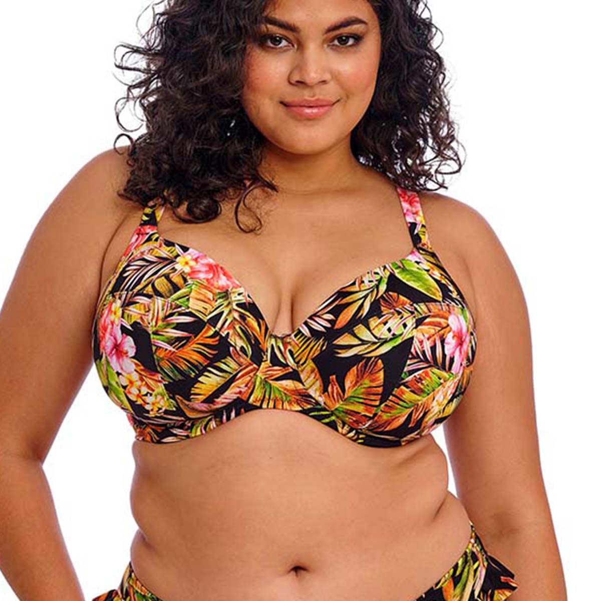 Elomi Tiger Valley Bikinioberteil mit Bügel, Multi, Größe: 85K, Damen von Elomi