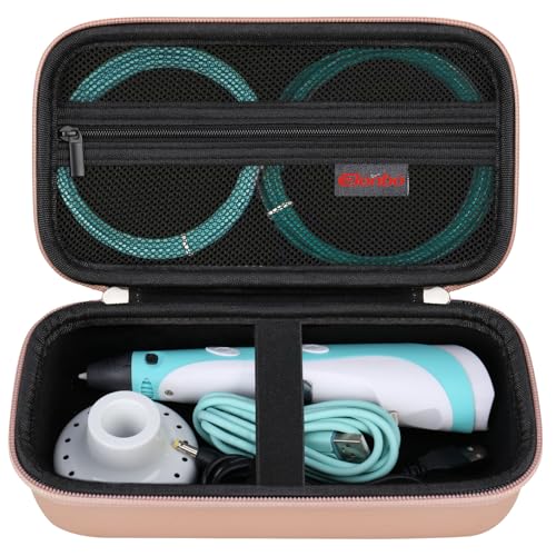 Elonbo Tragetasche für NIIMBOT B21 und B1 Label Maker Maschine, Tragbare Mini Wireless Bluetooth Label Printer Reisetasche, Mesh Tasche passt Etikettenpapier, Roségold von Elonbo