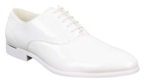 ELONG Herrenschuhe Glänzend Muster Italienisches Design Silber Metalisch ELONG Herrenschuhe Glänzend Muster Italienisches Design Silber Metalisch von Elong