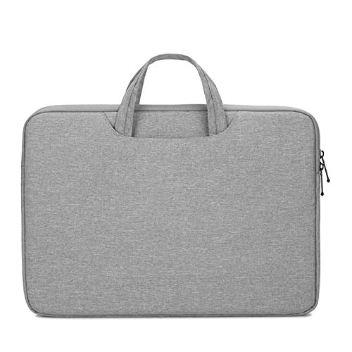 Elonglin Laptoptasche, 33 cm, 14 cm, 15,6 Zoll, Laptoptasche, Aktentasche, Business-Tasche, Reise, für Damen und Herren, grau, 15.6" von Elonglin