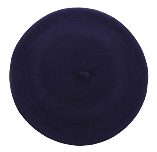 Elosegui Baskenmütze für Damen, Modell Dame, 100 % Merinowolle, ohne Futter (Blau 5), blau, Talla única-L von Elosegui