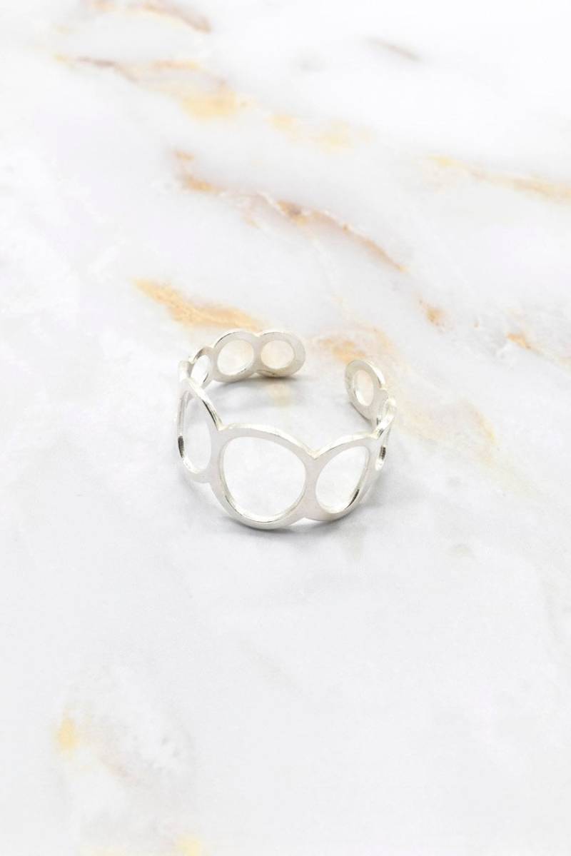 Silber Ring. Blase. Sterling Silber 925. Flexibler Ring. Silberne Handgearbeitete Ringe von Elpezdorado