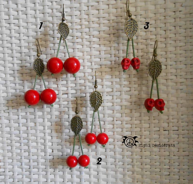 Kirschohrringe Und Frühlingstodeskirsche von ElphidesiderataFr