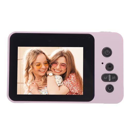 Digitalkamera, HD 1080p Point and Shoot Kids Camera, 12MP Dual -Objektiv Autofokus Kompakt Tragbarer Kleiner, Typ C Wiederaufladbare Reisekamera mit Einer 2,4 -Zoll -Screen (Blue) von Elprico
