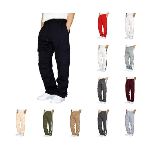 Arbeitshosen Männer Baggy Elastische Cargohose Regular Lässige Sporthose Business Stretch Wanderhose Klassischer Warm Halten Anzughose Basic Einfarbig Freizeithose Lose Chino Hose Arbeitshosen Männer Baggy Elastische Cargohose Regular Lässige Sporthose Business Stretch Wanderhose Klassischer Warm Halten Anzughose Basic Einfarbig Freizeithose Lose Chino Hose von Elsa Keith
