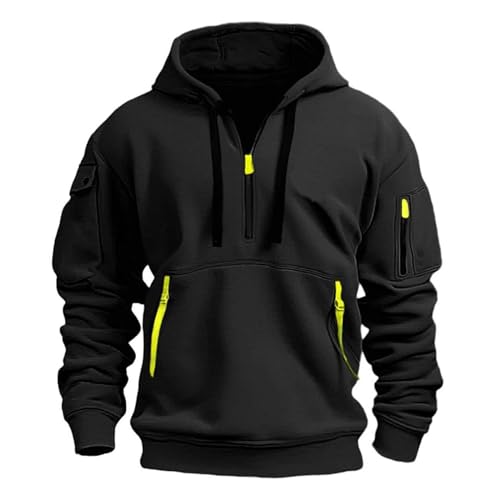 Elsa Keith Male Blousonjacke Sport Freizeitjacke Regular Casual Jacken Winter Jacket Leichte Langarm Sweatjacke Reißverschluss Herrenjacke Classic Outdoor Übergangsjacke Bequem Bomberjacke von Elsa Keith