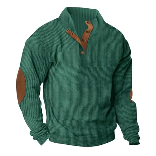 Elsa Keith Pullover Herren V-Ausschnitt Sweatshirt Classic Premium Strickpullover Langarm Outdoor Kapuzenjacke Winter Sport Sweater Lässiges Outdoor Langarmshirt 2025 Bequem Top Passform Sweatjacke von Elsa Keith