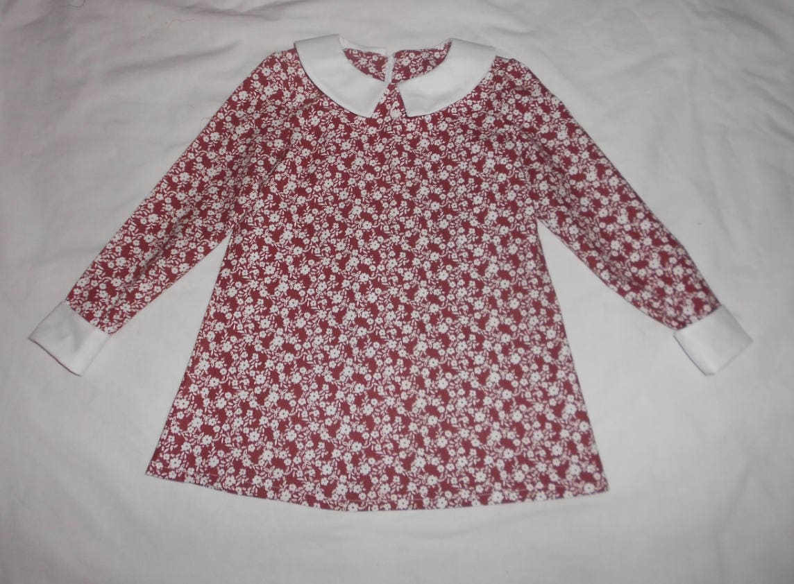 Lola-Style Kleid.retro Style. Weißer Peter Pan Kragen. Weltbuchtag von ElsaEmporium