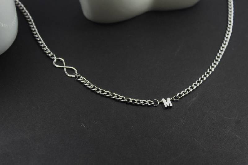 Personalisierte Infinity Halskette, Seitlich.benutzerdefinierte Erste Männer Silber Schmuck, Personalisierte Geschenk, Benutzerdefinierte Geschenk Personalisierte Infinity Halskette, Seitlich.benutzerdefinierte Erste Männer Silber Schmuck, Personalisierte Geschenk, Benutzerdefinierte Geschenk von ElseCreation
