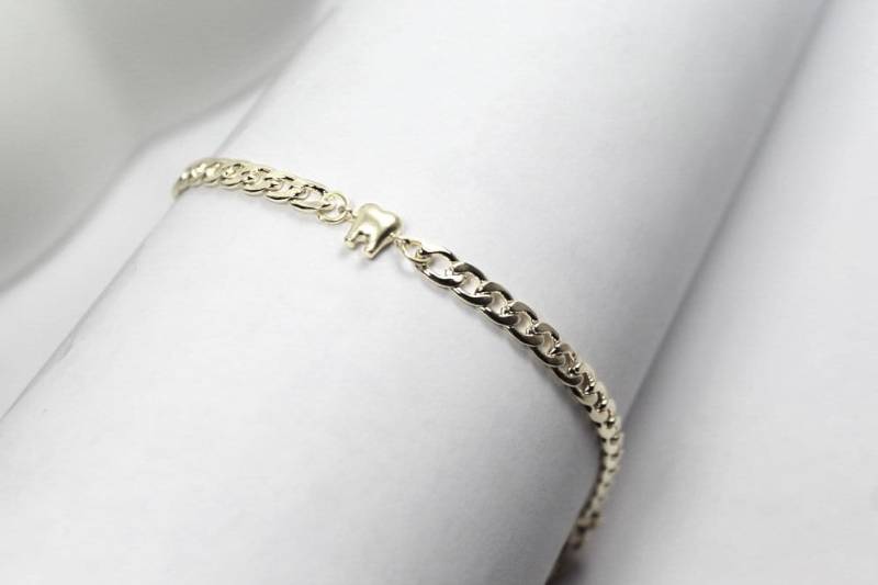 Silber Männer Zahn Armband Schmuck Für Ihn.zahn Hygienist Graduierter, Zahnarzt Schüler von ElseCreation
