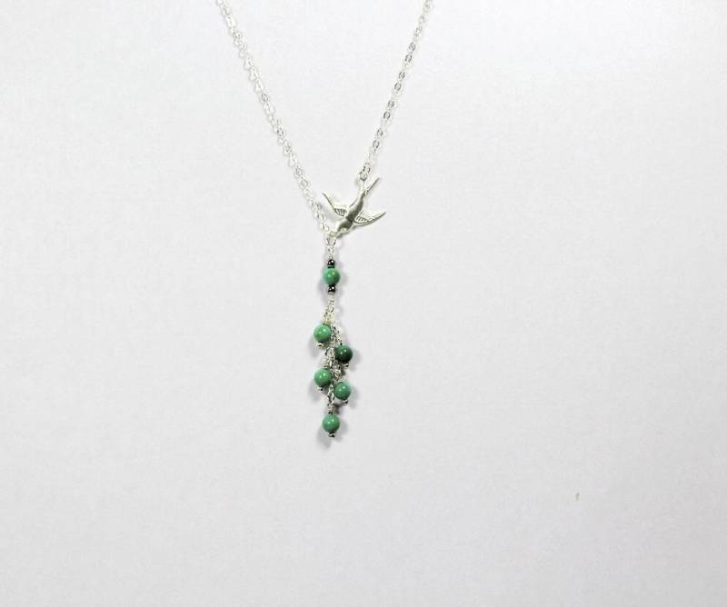 Hochzeitsgeschenk Für Braut. Frieden Symbol Schmuck.birthstone Lariat Y Halskette.harmonie Schmuck.für Die Mutter Der Braut.hochzeit Brautjungfern von ElseDesigns