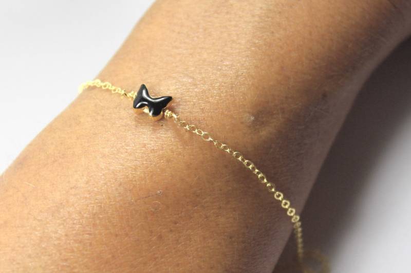 Schwarzer Schmetterling Schmuck. Multicolor Optionen .emaille Bracelet.symbolic Bracelet.butterfly Liebhaber Schmuck Geschenk von ElseDesigns