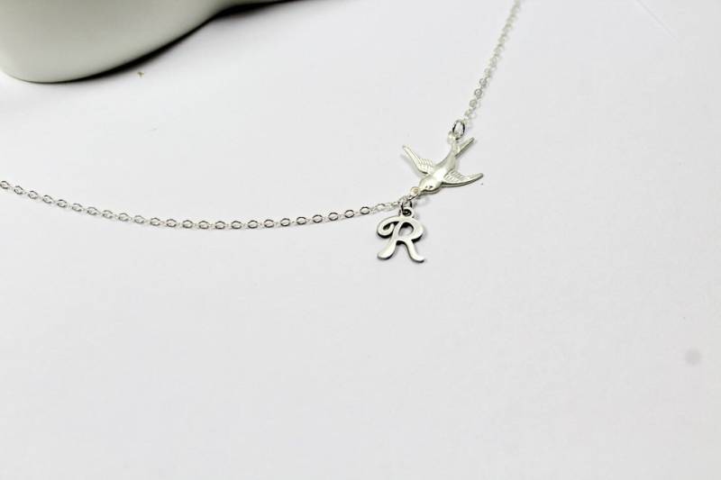 stechpalme Schmuck. Personalisierte Taube Jewelry.monogram Halskette, Heiliger Geist Brautjungfer Geschenk Für Nichte, Töchter. Beste Freunde von ElseDesigns