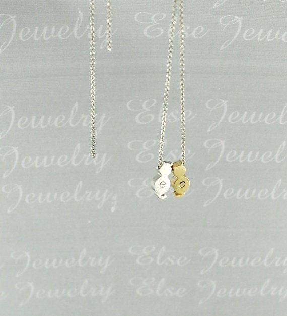 Erste Katzen Halskette - Gold & Silber Mix Kitty Schmuck, Katzenliebhaber Anhänger, Haustier, Personalisierte Halskette, Geschenkidee Kätzchen von ElseJewelry