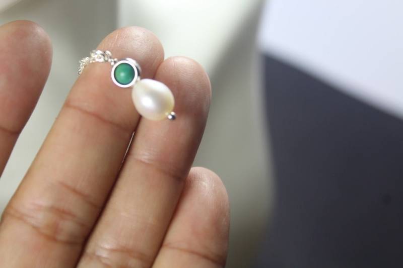 Geburtsstein Kette. Perle Birthstone Schmuck.personalisierte Perlenkette. Benutzerdefinierte Schmuck Mutters Halskette von ElseJewelry