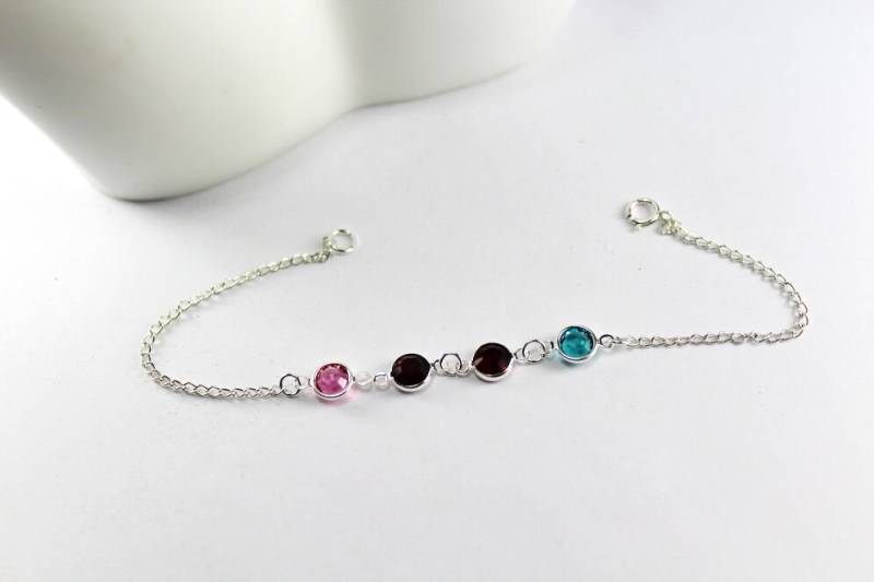 Personalisierte Armband, Mutter Birthstone Schmuck Großmutters Bracelet.engagement Geschenk, Hochzeit Schmuck, Birthstones von ElseJewelry