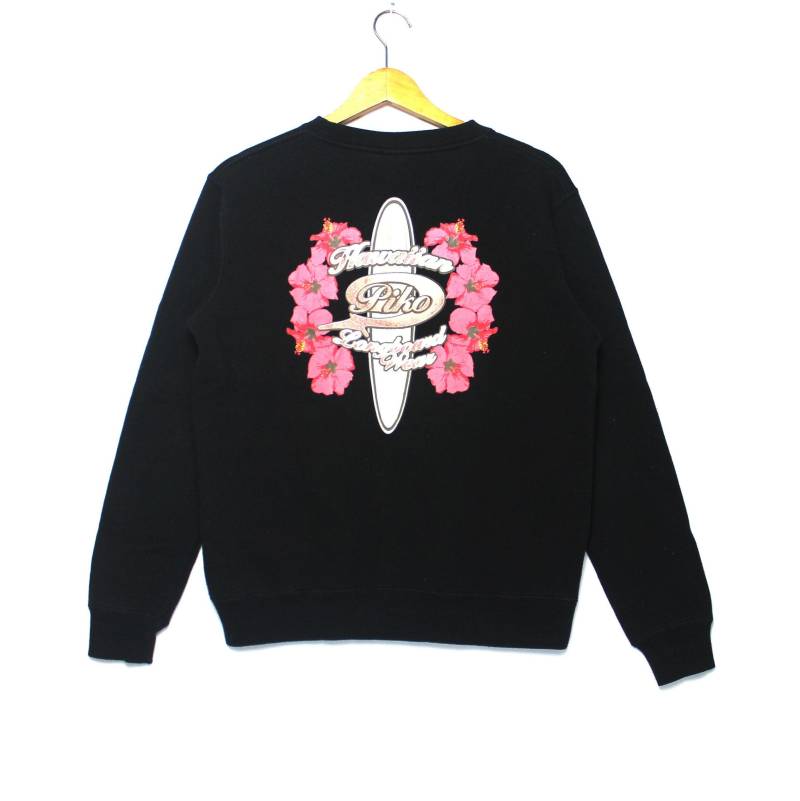 Jahrgang Piko Hawaiian Longboard Print Logo Crewneck Pullover Sweatshirt von ElsewhereVintageShop