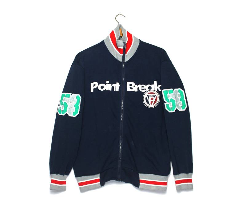 Powerlife Usa Point Break Full Logo Simple Design Zipped Sweatshirt von ElsewhereVintageShop