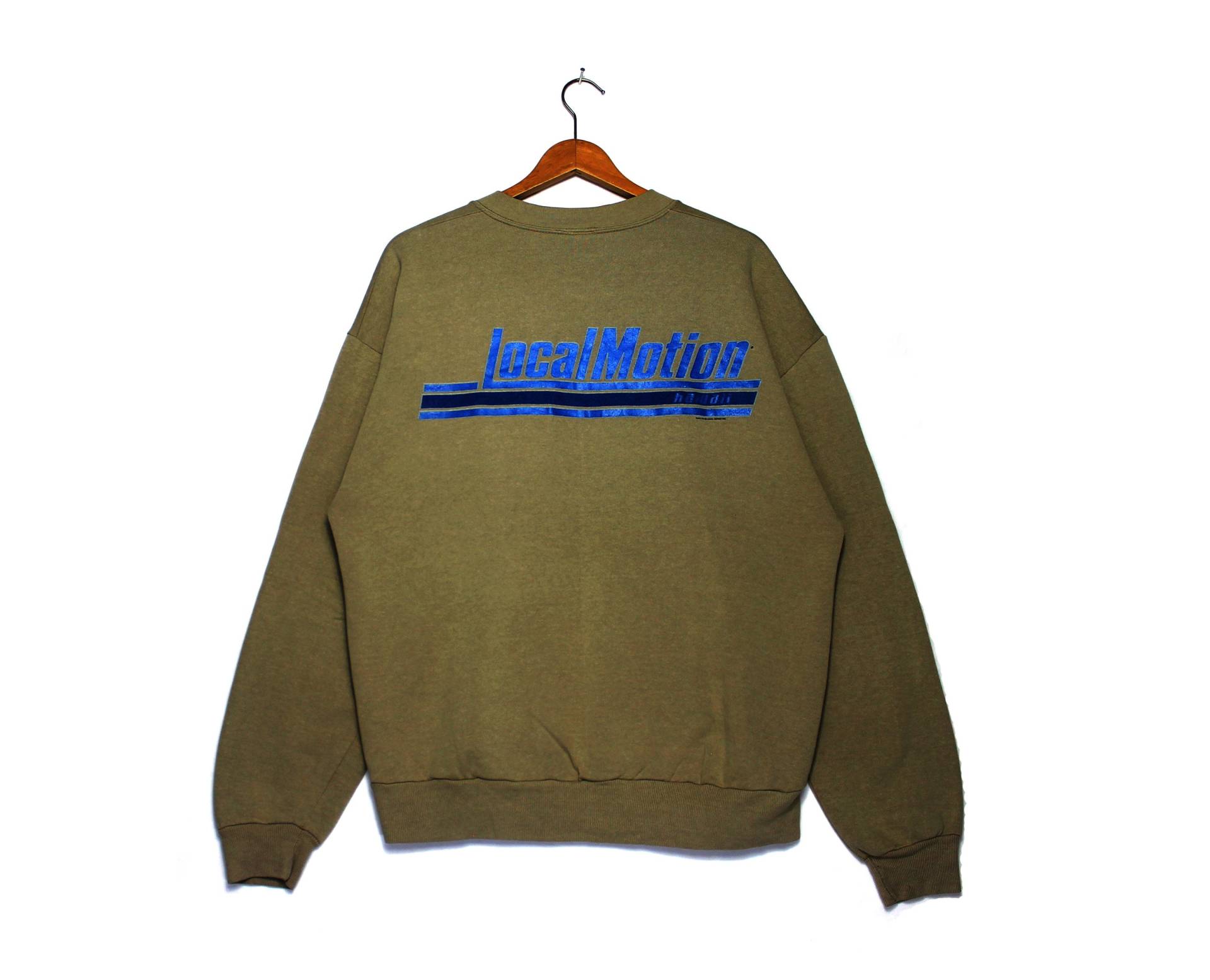 Vintage Local Motion Hawaiian Spellout Logo Crewneck Pullover Sweatshirt von ElsewhereVintageShop