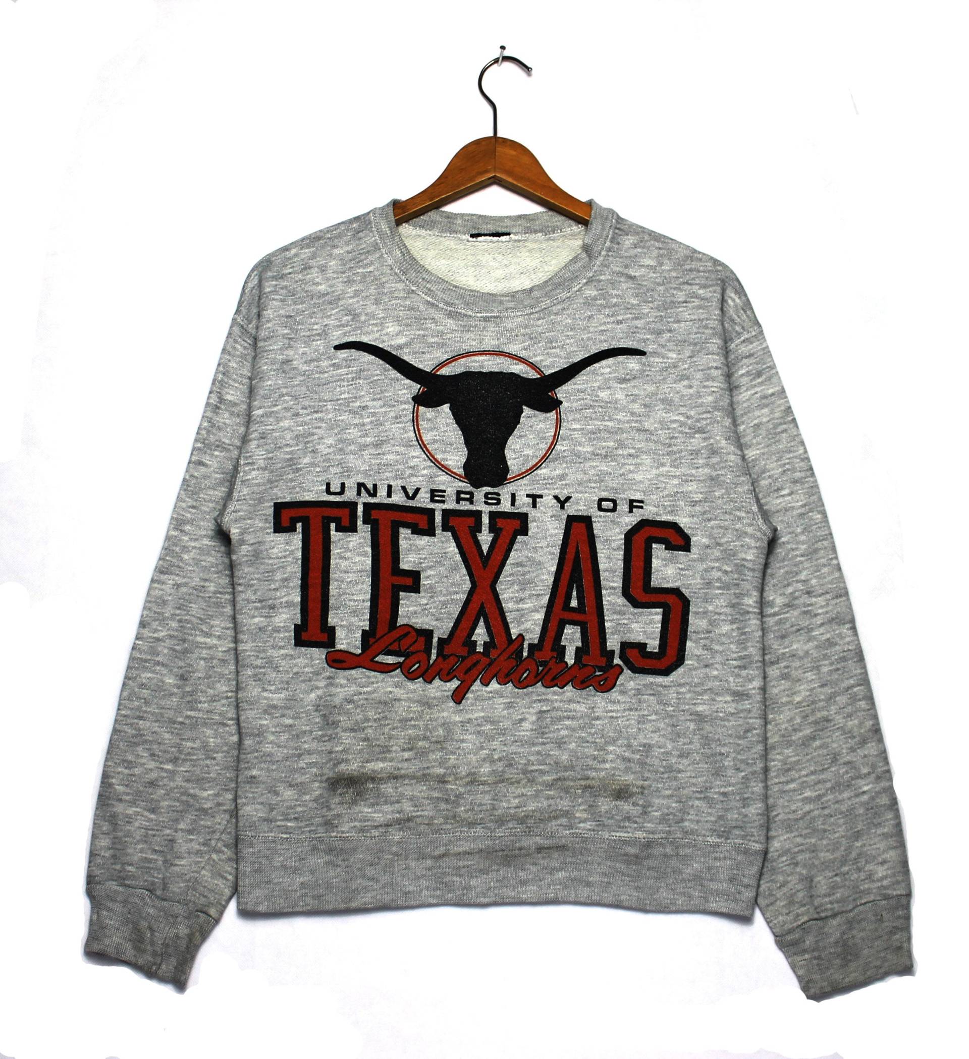 Vintage University Of Texas Full Print Logo Crewneck Pullover Sweatshirt von ElsewhereVintageShop