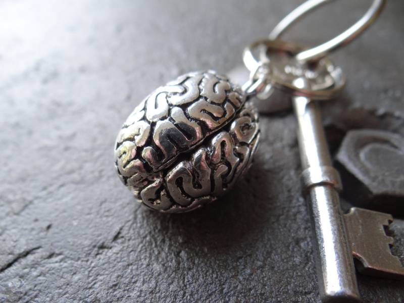 3D Gehirn Schlüsselring // Neurobiologie Biologie Anatomie 3D Gehirn Schlüsselring // Neurobiologie Biologie Anatomie von ElsieAliceJewellery